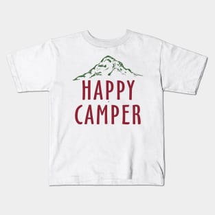 Happy Camper Camping Kids T-Shirt